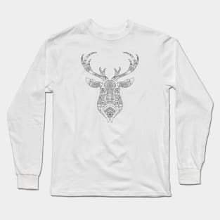 Christmas Gift Design, Christmas Clothing, Christmas Artwork, Christmas Deer Long Sleeve T-Shirt